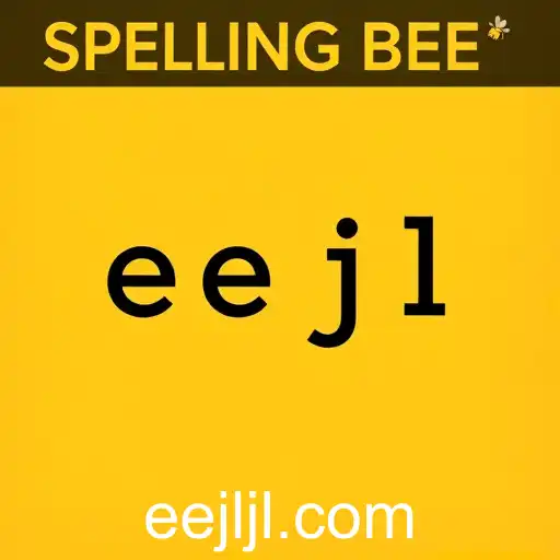 Unraveling the Intrigue of 'eejl' in Online Spelling Bee Games
